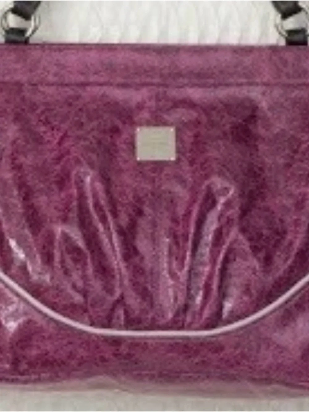 Miche Purple Patent Shoulder Bag, Robie, shell only